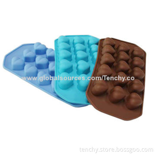 Silicone Chocolate Dessert Molds with FDA, LFGB, RoHS Marks
